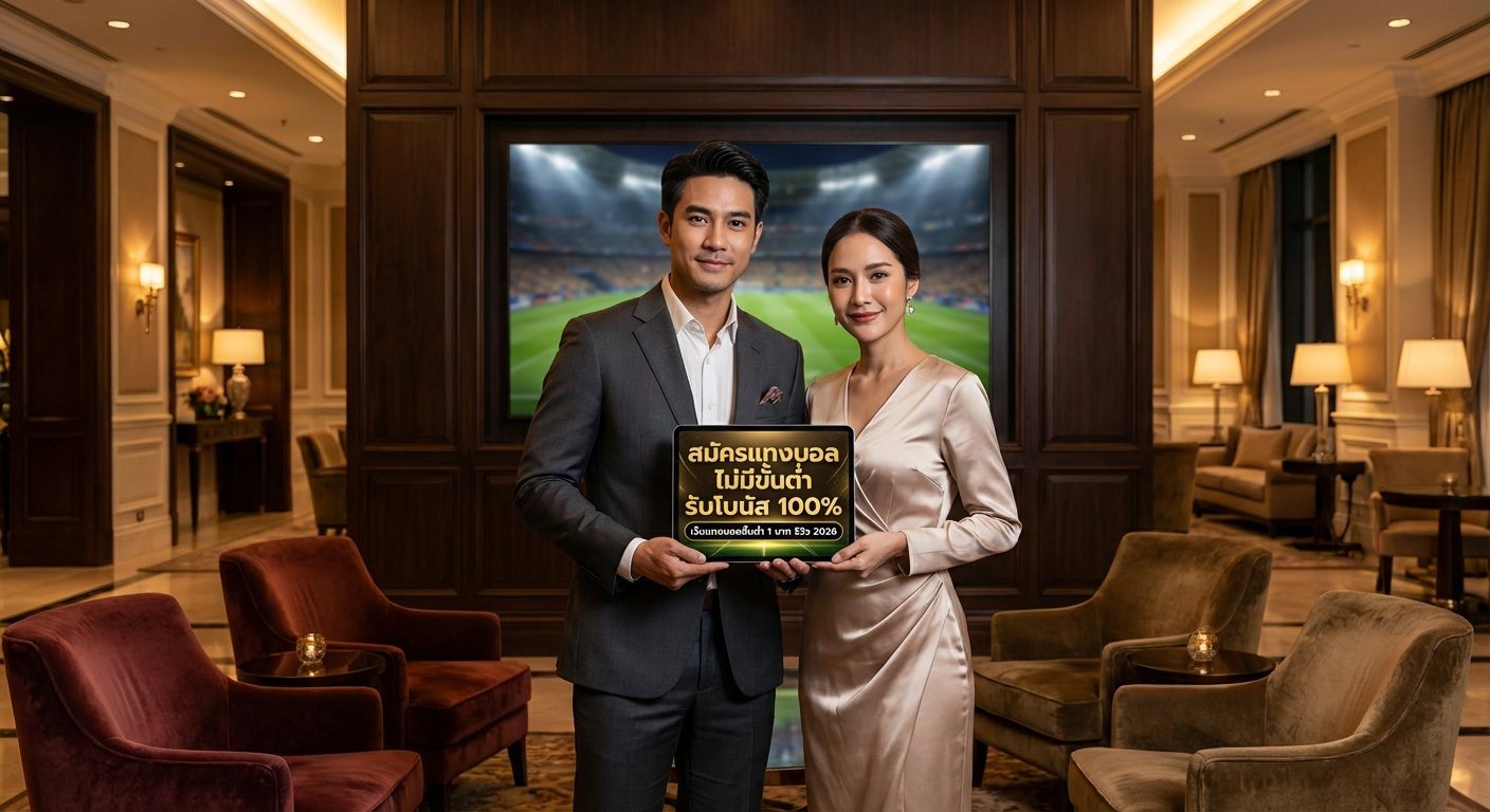 สมัครแทงบอล ไม่มีขั้นต่ำ รับโบนัส 100%